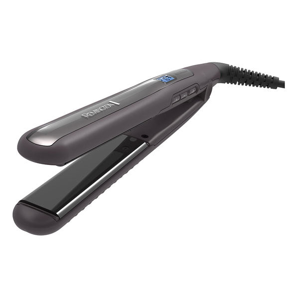 Ondulator de păr Remington S6505 PRO-SLEEK and CURL, acoperire ultra ceramică și turmalină, gri/violet