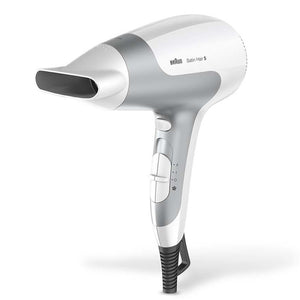 Uscător de păr Braun HD580, funcție ionica, 2500 W, 3 setări de temperatură, alb