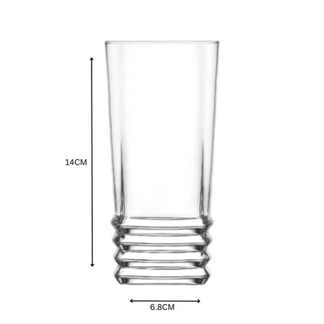 Set de pahare cocktail LAV Elegan, 335 ml, 6 buc.