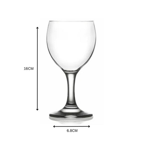 Set pahare cu apă LAV Misket, 260 ml, 6 buc.