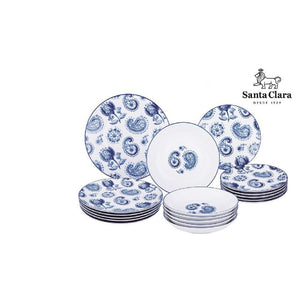 Set de masă Santa Clara Noia, 18 piese, porțelan