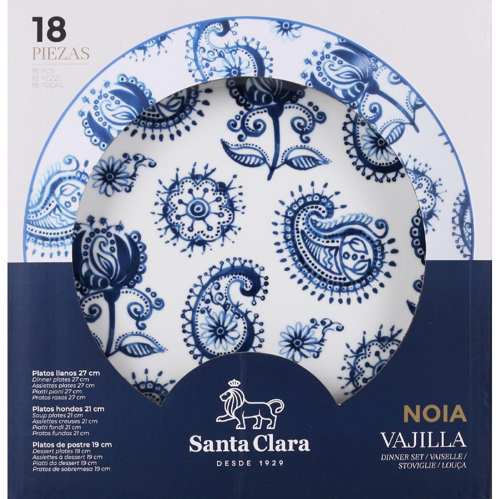 Set de masă Santa Clara Noia, 18 piese, porțelan