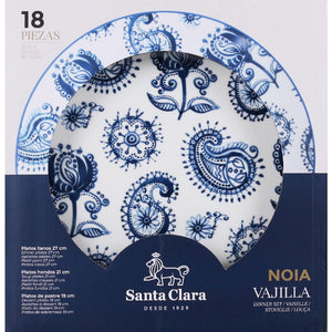 Set de masă Santa Clara Noia, 18 piese, porțelan