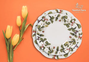 Set de masă Santa Clara Aranjuez, 12 bucăți, porțelan