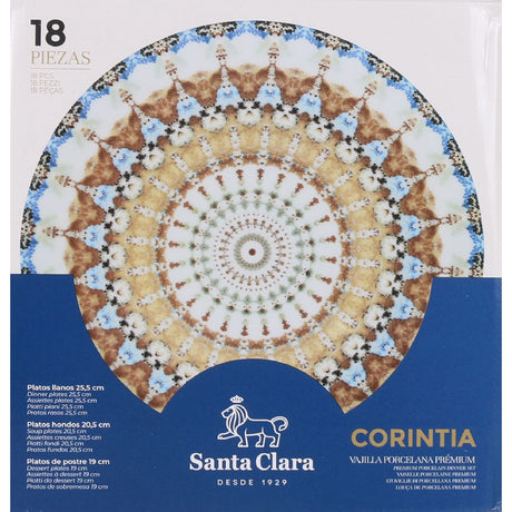 Set de cină Santa Clara Corin, 18 piese, porțelan