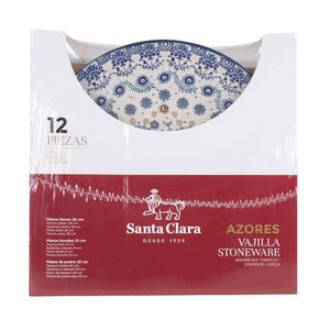 Set de cină Santa Clara Azores, 12 piese, ceramică