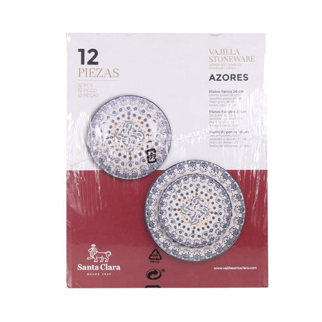 Set de cină Santa Clara Azores, 12 piese, ceramică