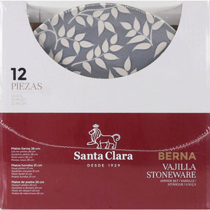 Set de cină Santa Clara Berna, 12 piese, ceramică