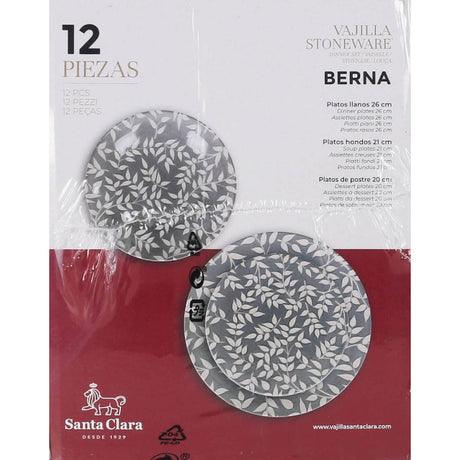 Set de cină Santa Clara Berna, 12 piese, ceramică