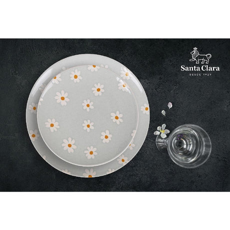Set de cină Santa Clara Camomile, 12 piese, porțelan