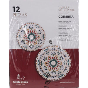 Set de masă Santa Clara Coimbra, 12 piese, ceramică