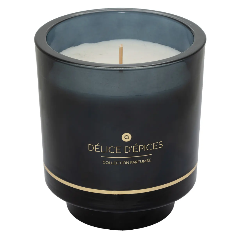 Lumânare parfumată Atmosphera Ilae, Sticlă, 225 g