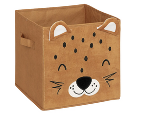 Cutie de depozitare pentru copii Atmosphera Leopard, 29x29 cm