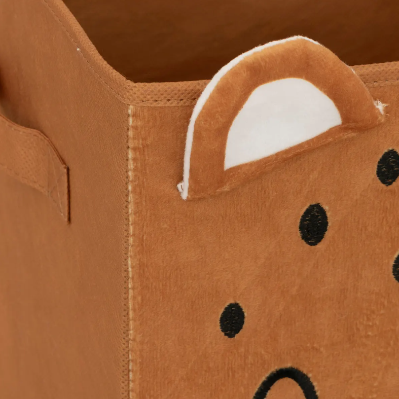 Cutie de depozitare pentru copii Atmosphera Leopard, 29x29 cm