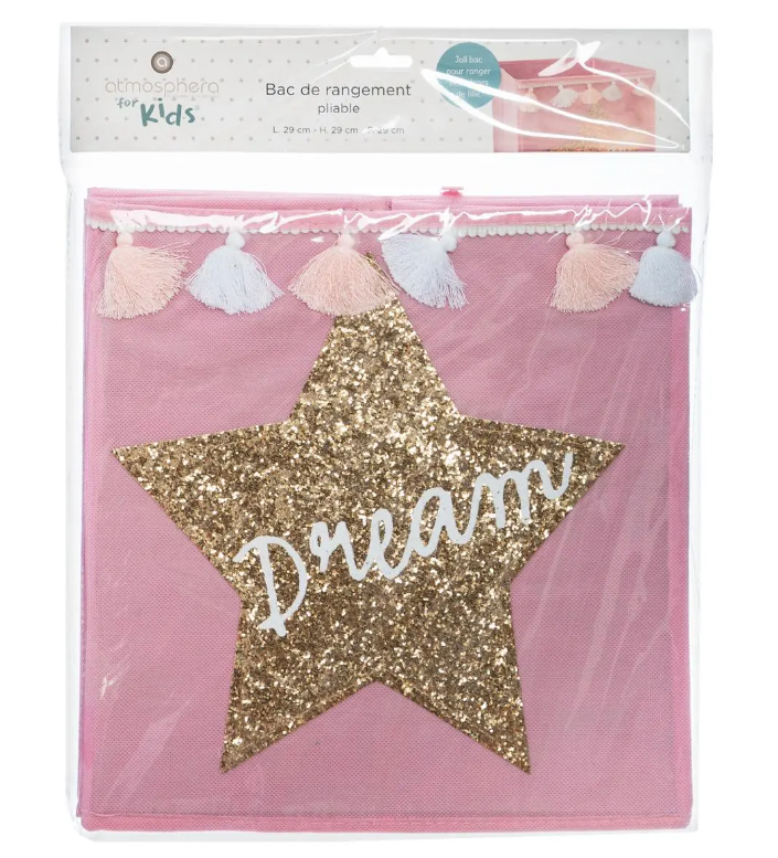 Cutie de depozitare pentru copii Atmosphera Dream, 29x29 cm