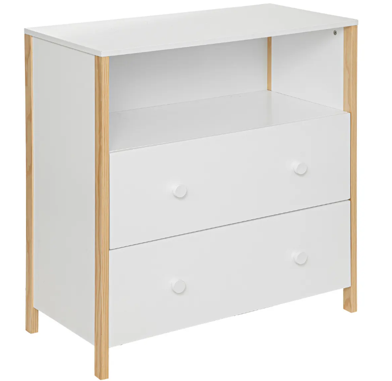Comodă pentru copii Atmosphere Kima, MDF, Alb
