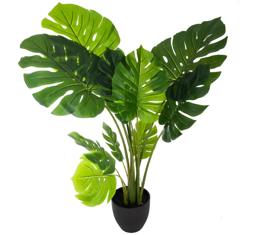 Atmosferă de plantă artificială Monstera, 110 cm