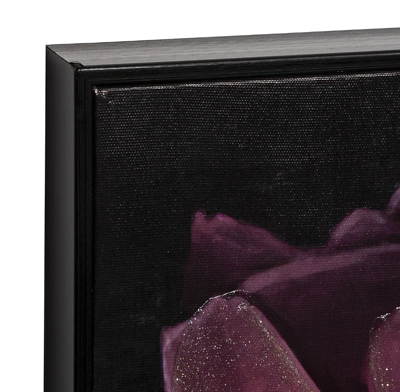 Pictură atmosferă Floare Neagră, 58x58 cm