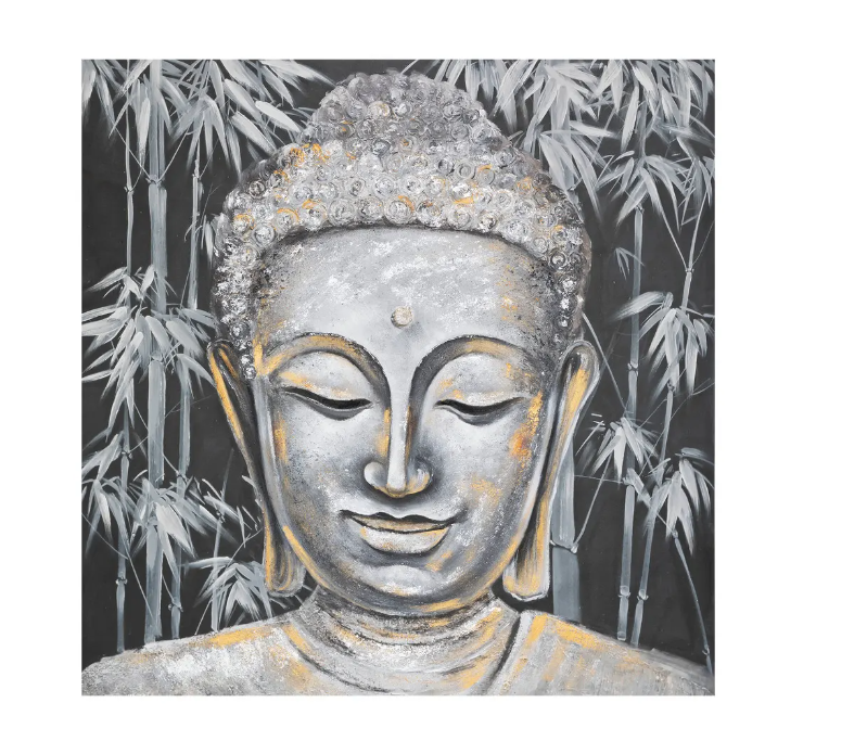Pictură atmosferă Buddha, 100x100 cm