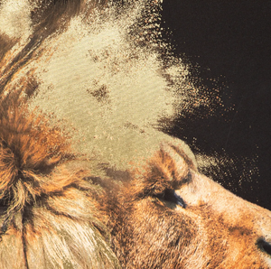 Pictură atmosferă Leu, 60x90 cm