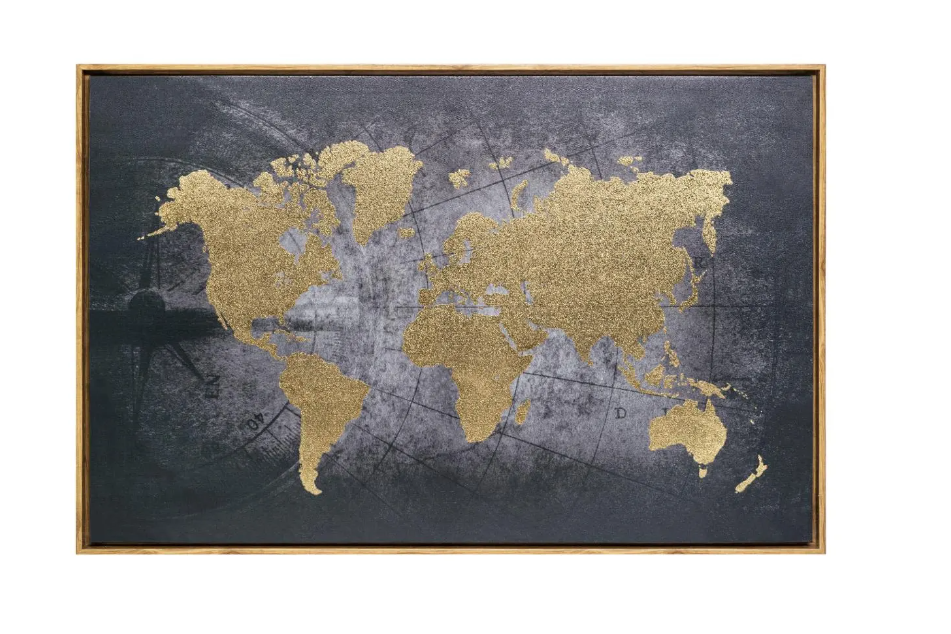 Pictură atmosferă lume, 58x88 cm