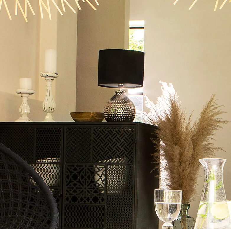 Lampă de noapte Mozo cu atmosferă, 38 cm