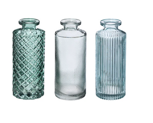 Set de vaze Atmosphere, Soliflore, Sticlă, 13,2 cm