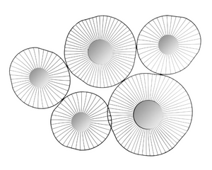 Pictură murală Atmosphera Oli, Negru, 64x54 cm