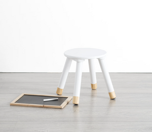 Scaun pentru copii Atmosphera, MDF, alb