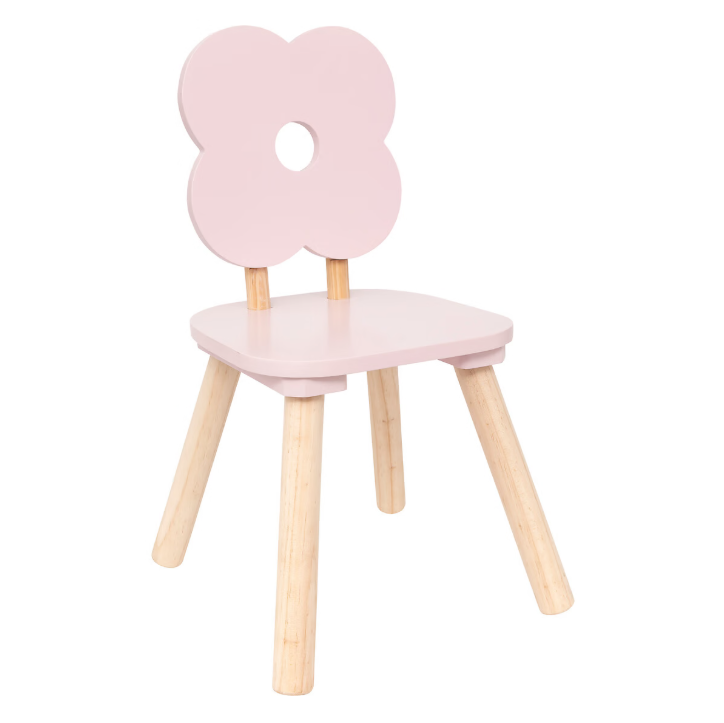 Scaun pentru copii Atmosphera Flower, MDF, roz