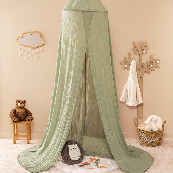 Copertină pentru copii Atmosphera Gauze, bumbac, 250x50x350 cm