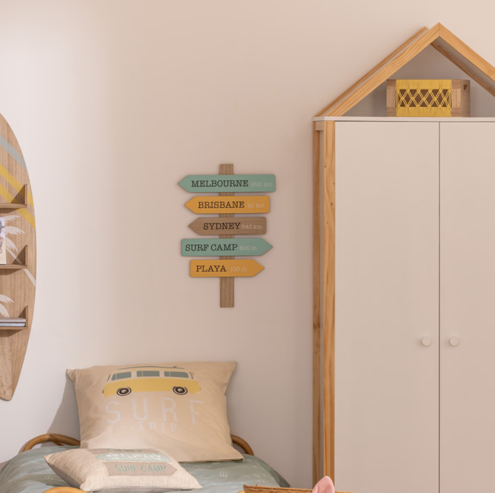 Decorațiune de perete Atmosphera Hawa Australia, 54cm, MDF