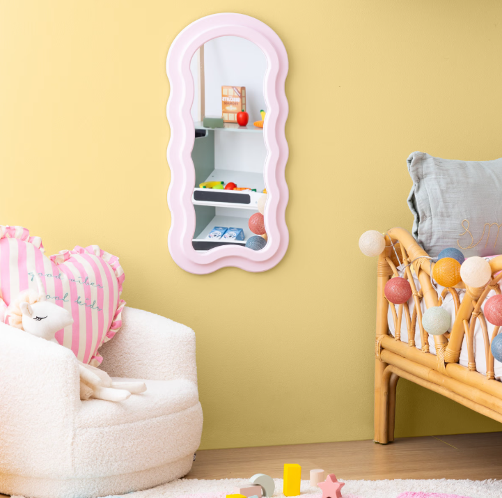 Oglindă pentru copii Atmosphera Ayna Wave, 60x30 cm, MDF