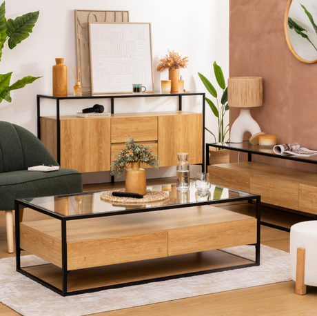 Masă de cafea Atmosphera Aldea, 120x60x40 cm, MDF