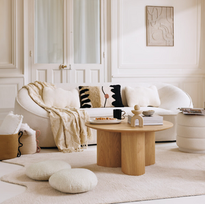 Pernă decorativă Atmosphera Wavy bliss, 48x35 cm, Boucle