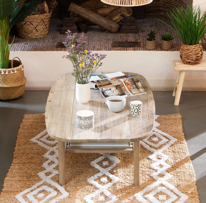 Masă de cafea Atmosphera Banila, 120x70 cm, salcâm