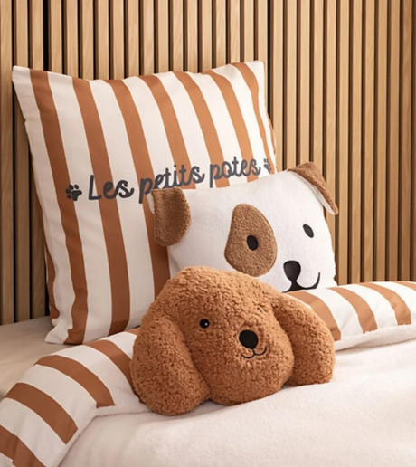 Pernă decorativă pentru copii Atmosphera Dog, 36x24 cm, Boucle