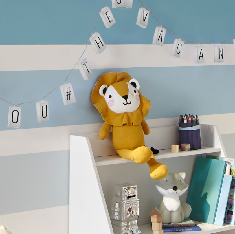 Jucărie de pluș pentru copii, leu atmosferic, 44 cm