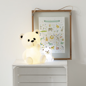 Lampă de noapte pentru copii Atmosphera Teddy Bear, baterii incluse, 30 cm