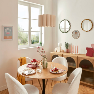 Lampă suspendată Atmosphere Rona, 37 cm, bej