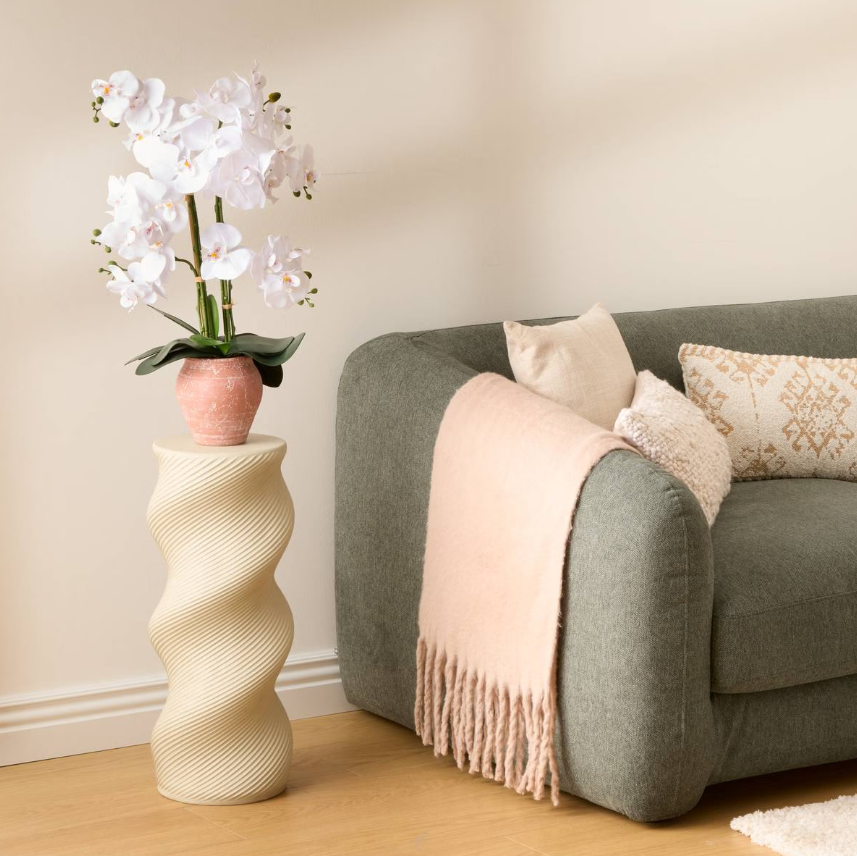 Suport pentru plante Atmosphera Twist, Magnesia, 60 cm