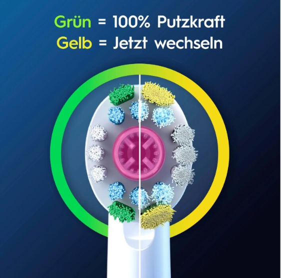 Cap de periuță de dinți electrică Oral-B 3D White Pro 860960, 4 buc.