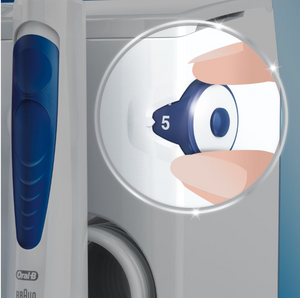 Irigator dentar Oral-B Oxyjet MD20, 600 ml, Alb