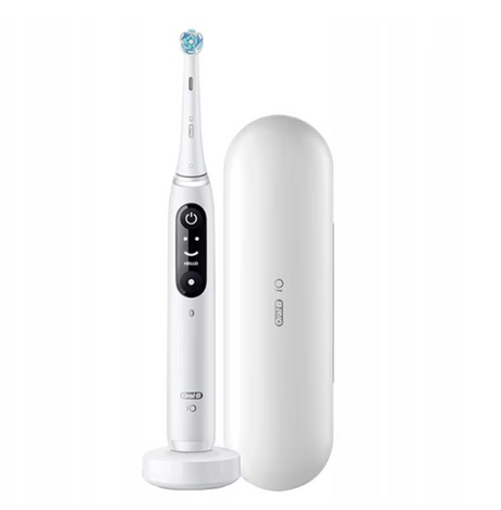 Periuță de dinți electrică Oral-B iO 8 Alabaster, albă