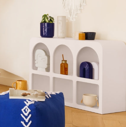 Comodă Atmosphera Soleya, 6 compartimente, 110x71 cm, Alb