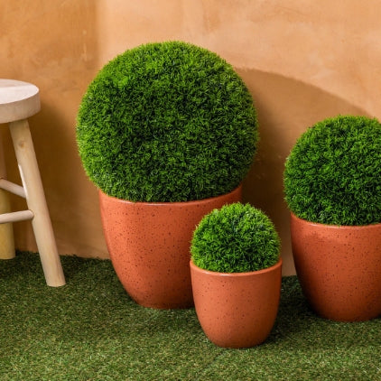 Atmosferă de plantă artificială Carly Ball, 18 cm