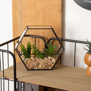 Terariu cu atmosferă de plante artificiale Pia, 20 cm