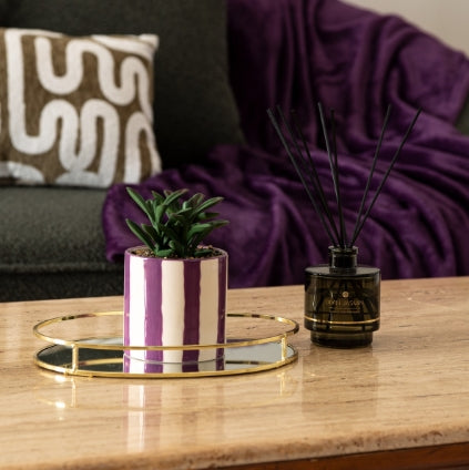 Plantă artificială Atmosphera Deep Purple, 16 cm