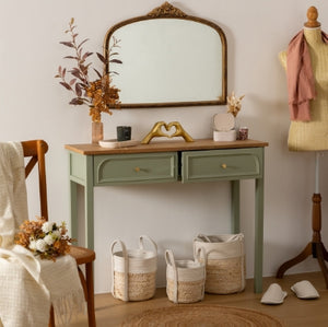 Masă consolă Atmosphera Mohea, 100 cm, MDF, Verde