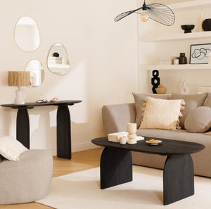 Masă consolă Atmosphera Isana, salcâm, 110x45x77 cm